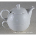 Porcelain Coffee Pot with Cup Set China Factory